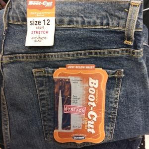 Old Navy Boot Cut Stretch Jeans Size 12 Short